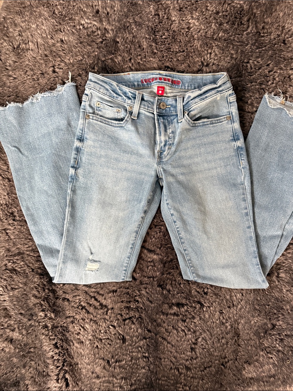 Lucky Brand Light Blue Cropped Ankle Jeans